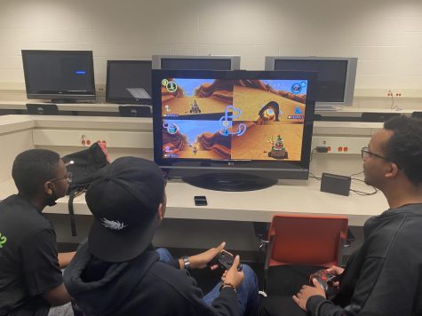 Students enjoy a game of MarioKart after school as part of the new ESports Club.