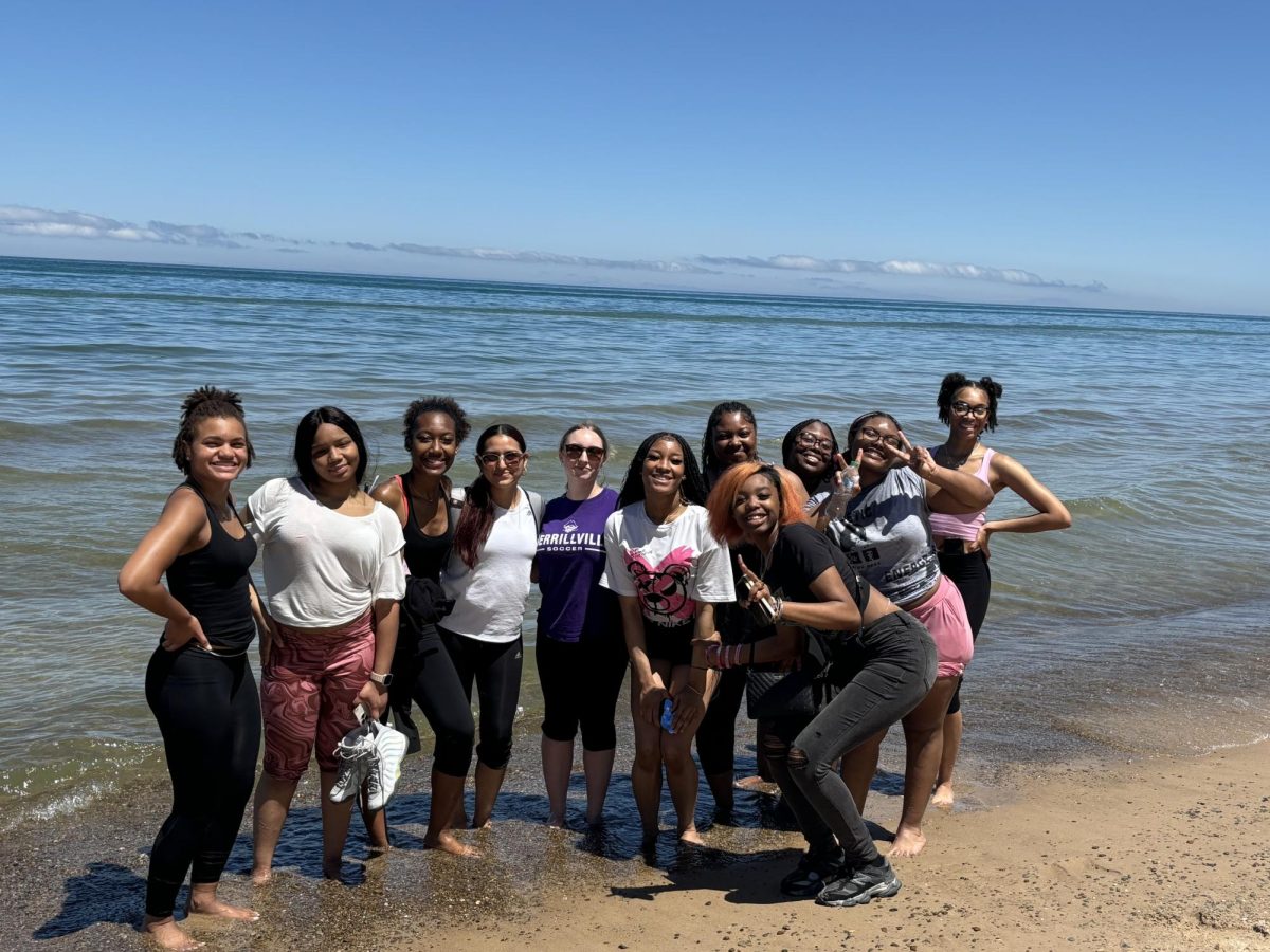 Members of Safe Spaces for Young Women participated in a hike at the Dunes this summer. 