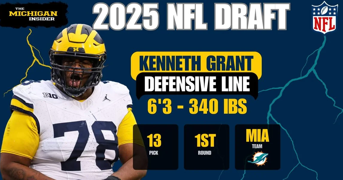 Grant heads to Miami after being chosen in first round of draft