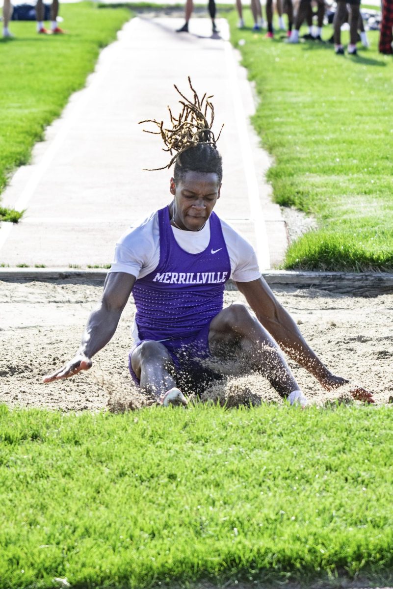 Senior Jaylen Ramsey was Sectional Champ in the long jump.