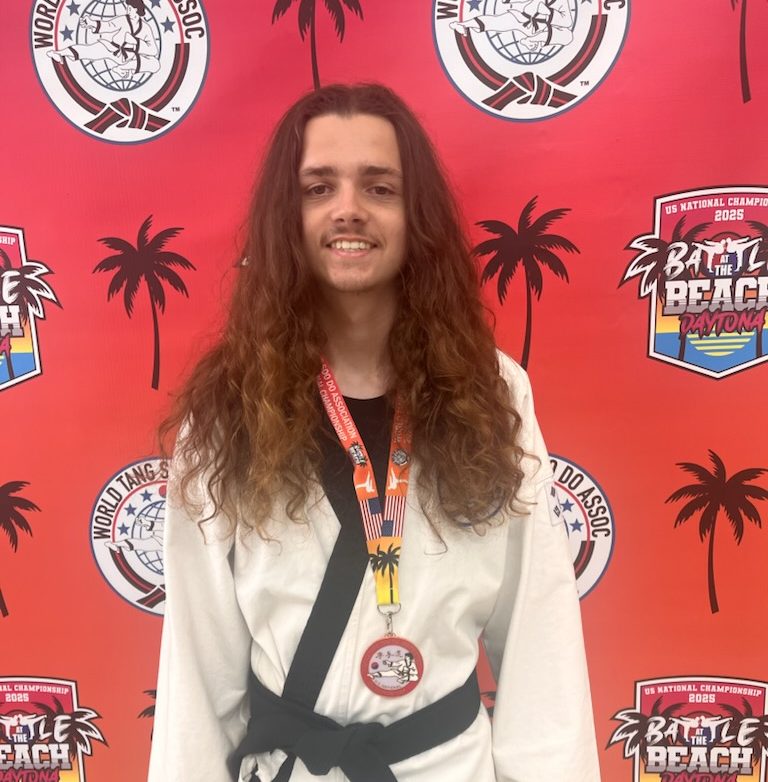 Max Bushnell at the 2025 World Championships
