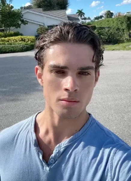 Clavicular is a male model who promotes the looksmaxxing trend.